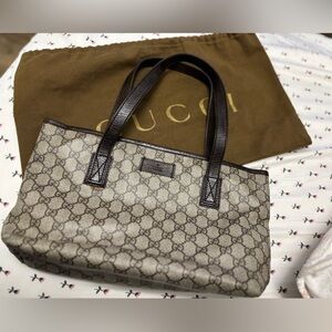 Gucci Gg Plus Canvas Tote Bag (Pre-Owned)